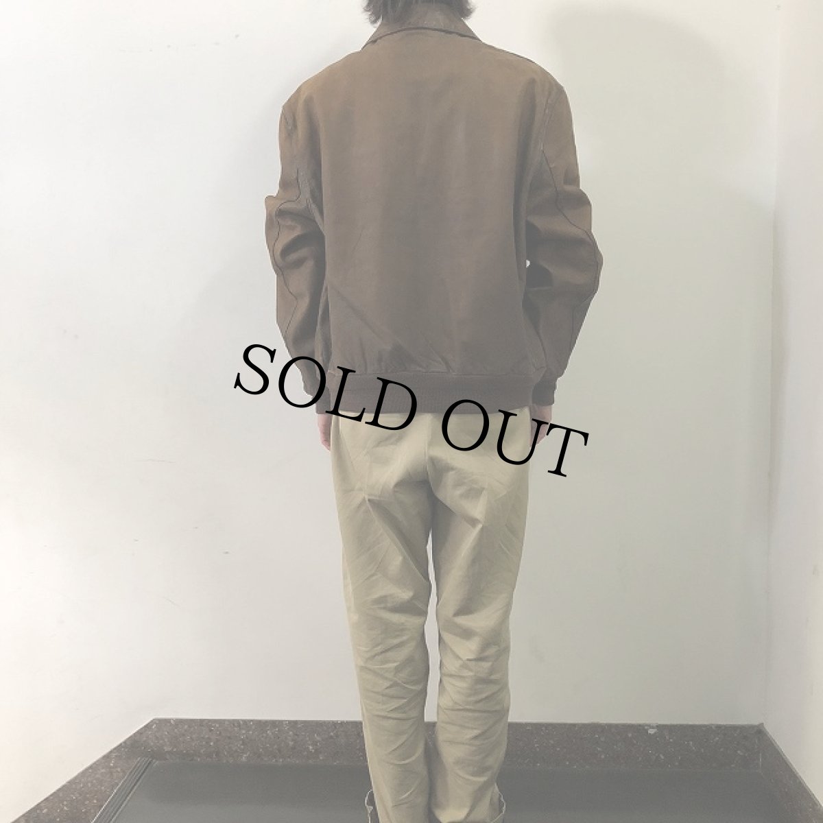 画像4: POLO Ralph Lauren "A-2 TYPE" レザージャケット XXL (4)