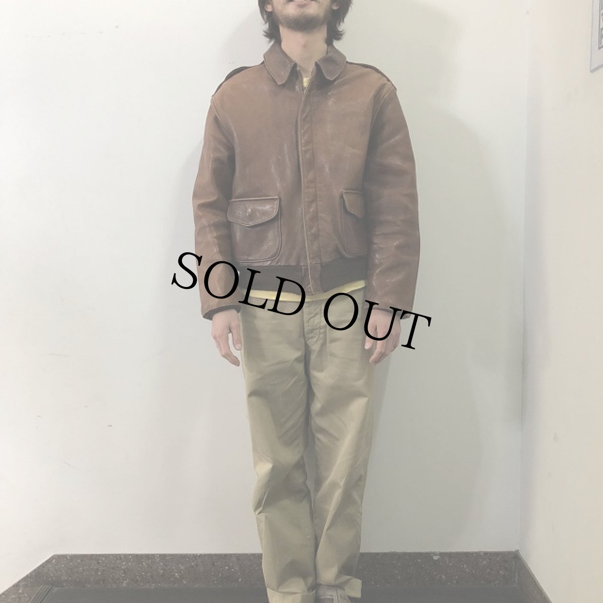 画像2: AVIREX USA製 "1978 A-2TYPE" レザージャケット 44 (2)