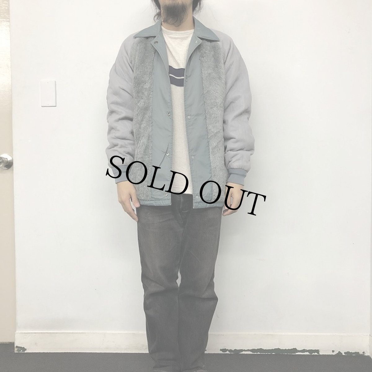 画像3: 80's Sears Fieldmaster USA製 裏ボア ナイロンコーチジャケット M (3)