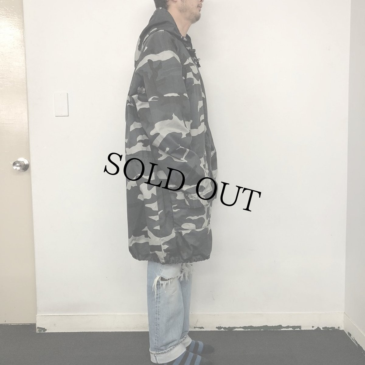 画像3: REPLAY シティカモ フード付きコート XL (3)