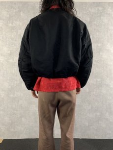 画像4: 90's〜 ALPHA INDUSTRIES,INC. 民間用 MA-1 フライトジャケット XL (4)