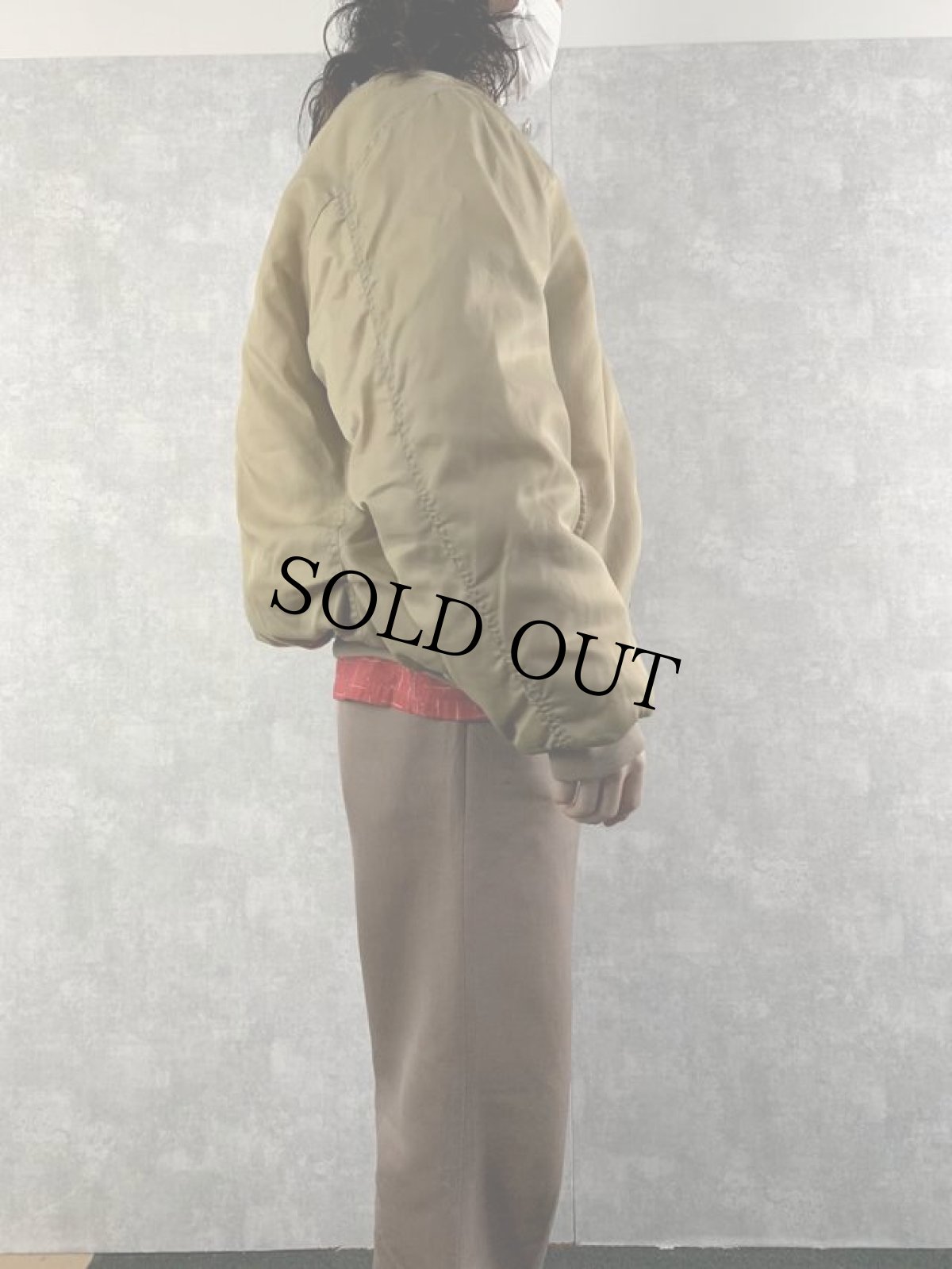 画像3: JORDAN CRAIG MA-1 TYPE ナイロンジャケット XL (3)