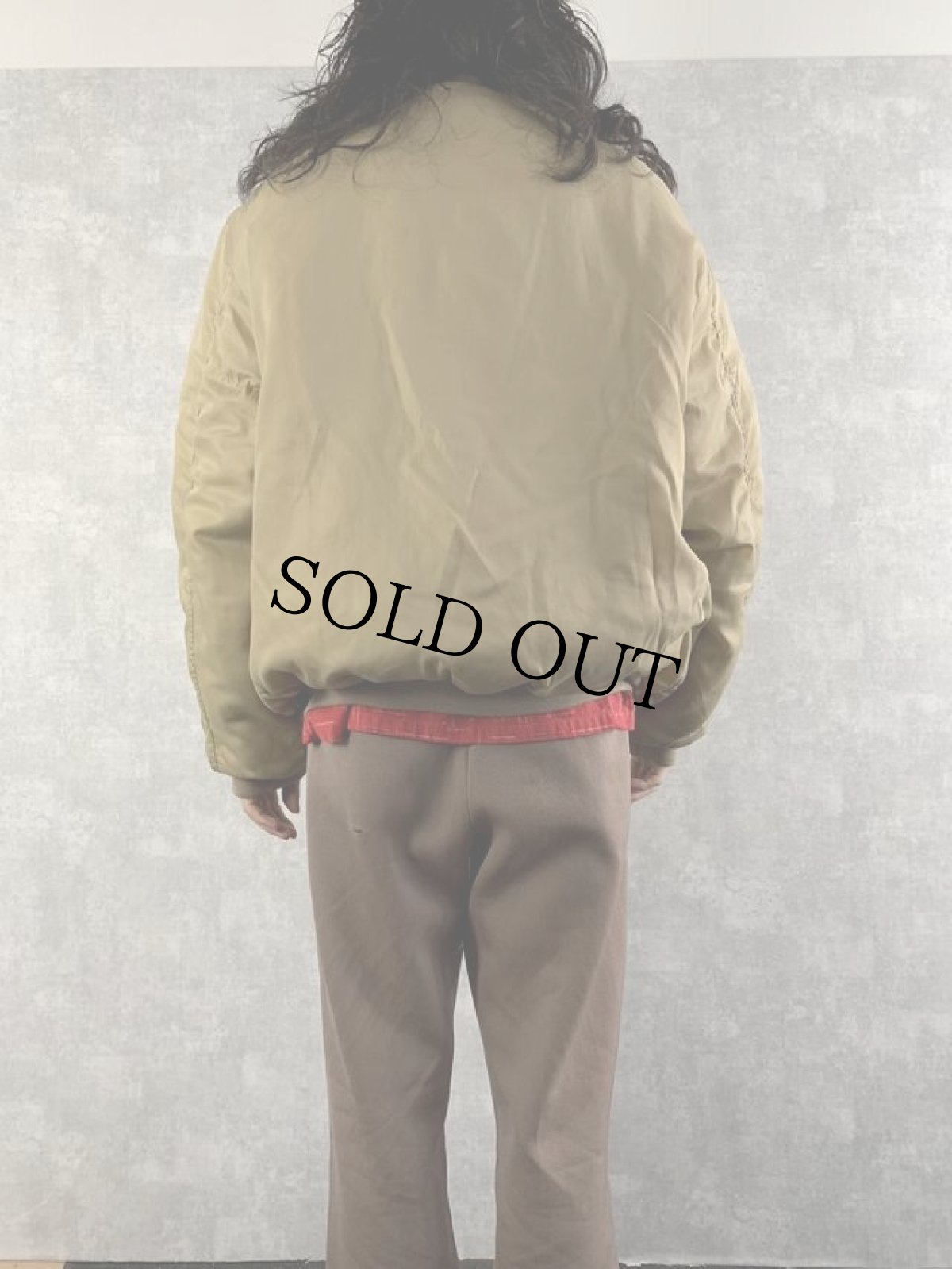 画像4: JORDAN CRAIG MA-1 TYPE ナイロンジャケット XL (4)