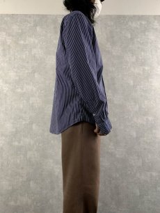 画像3: POLO Ralph Lauren "CUSTOM FIT" ストライプ柄 コットンタイプライターボタンダウンシャツ L (3)
