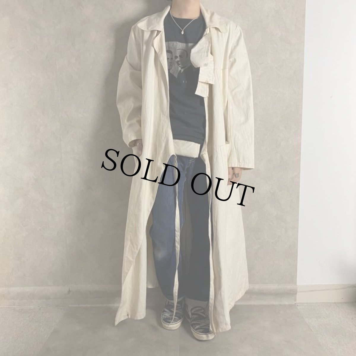 画像2: 50's RCN/RCAF Butcher Long Coat (2)