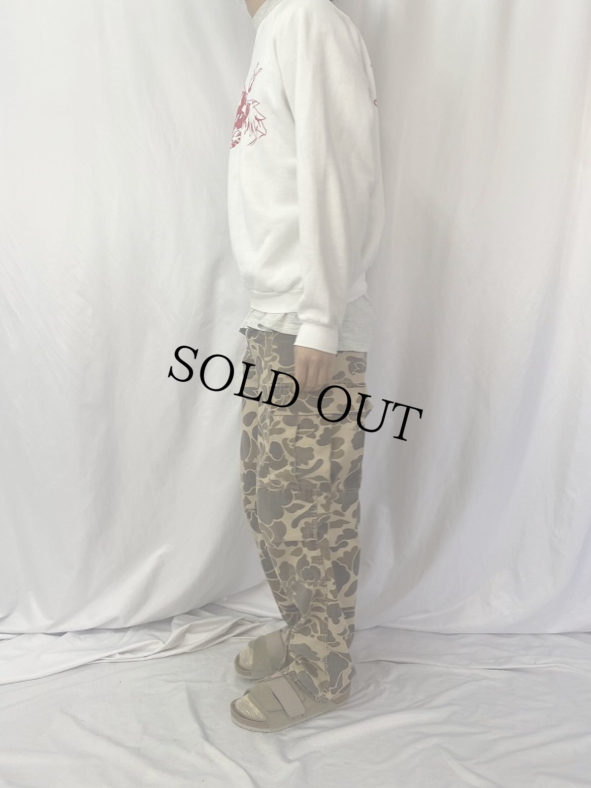 画像3: 90's USA製 "AIRWAYS HOTEL BUFFALO NEW YORK" プリントスウェット XL (3)