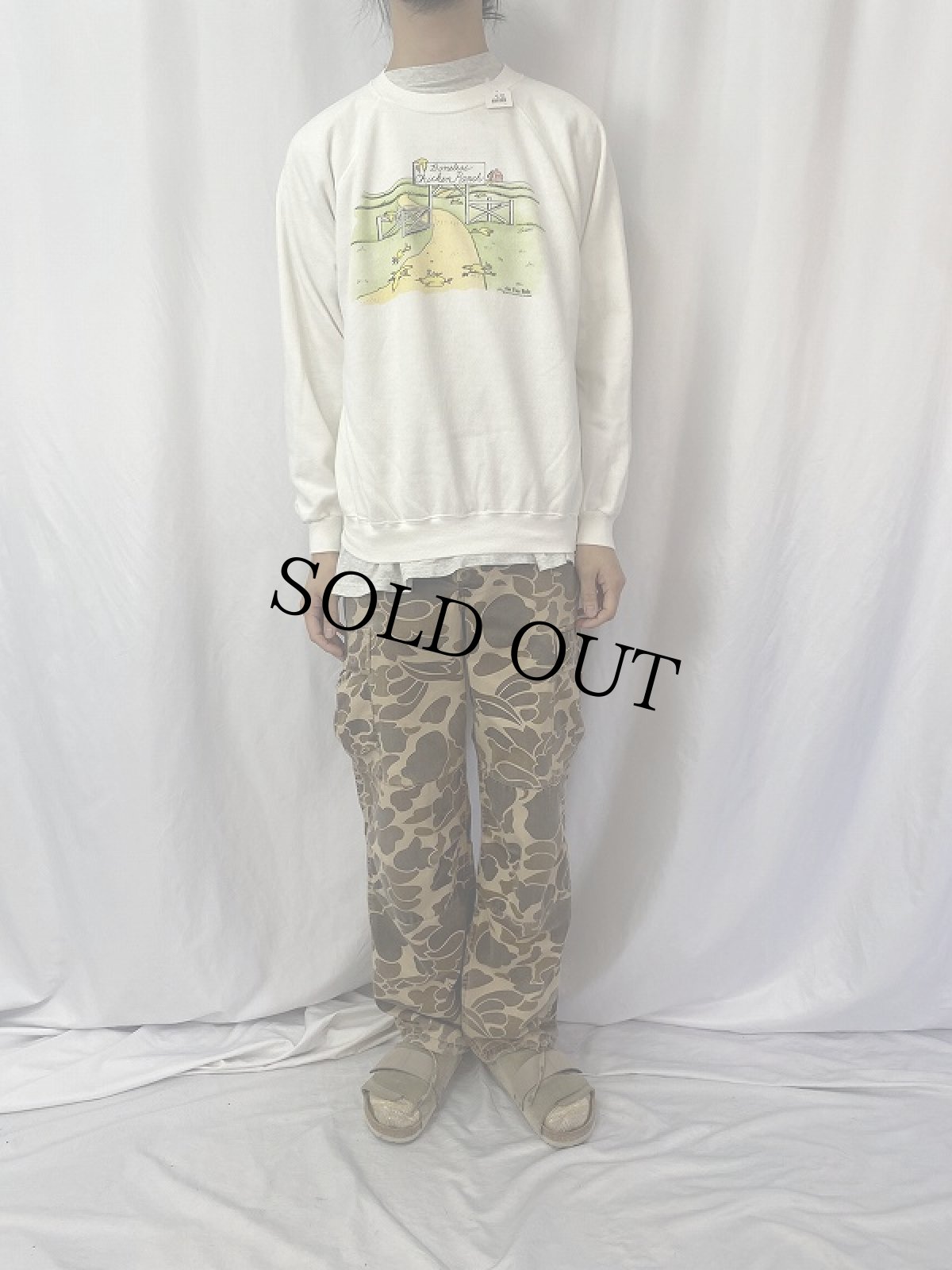 画像2: 80's THE FAR SIDE USA製 イラストプリントスウェット XL (2)