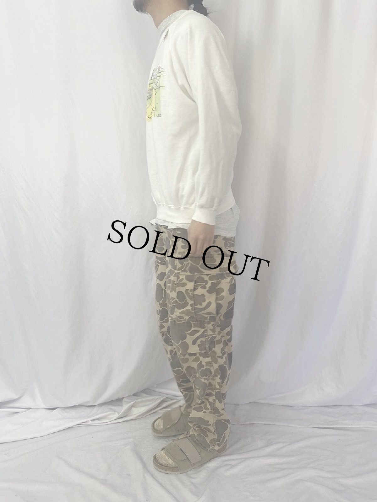 画像3: 80's THE FAR SIDE USA製 イラストプリントスウェット XL (3)