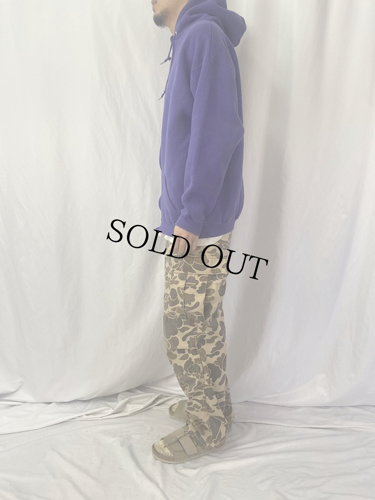 画像3: 90's HONORS USA製 スウェットジップパーカー L (3)