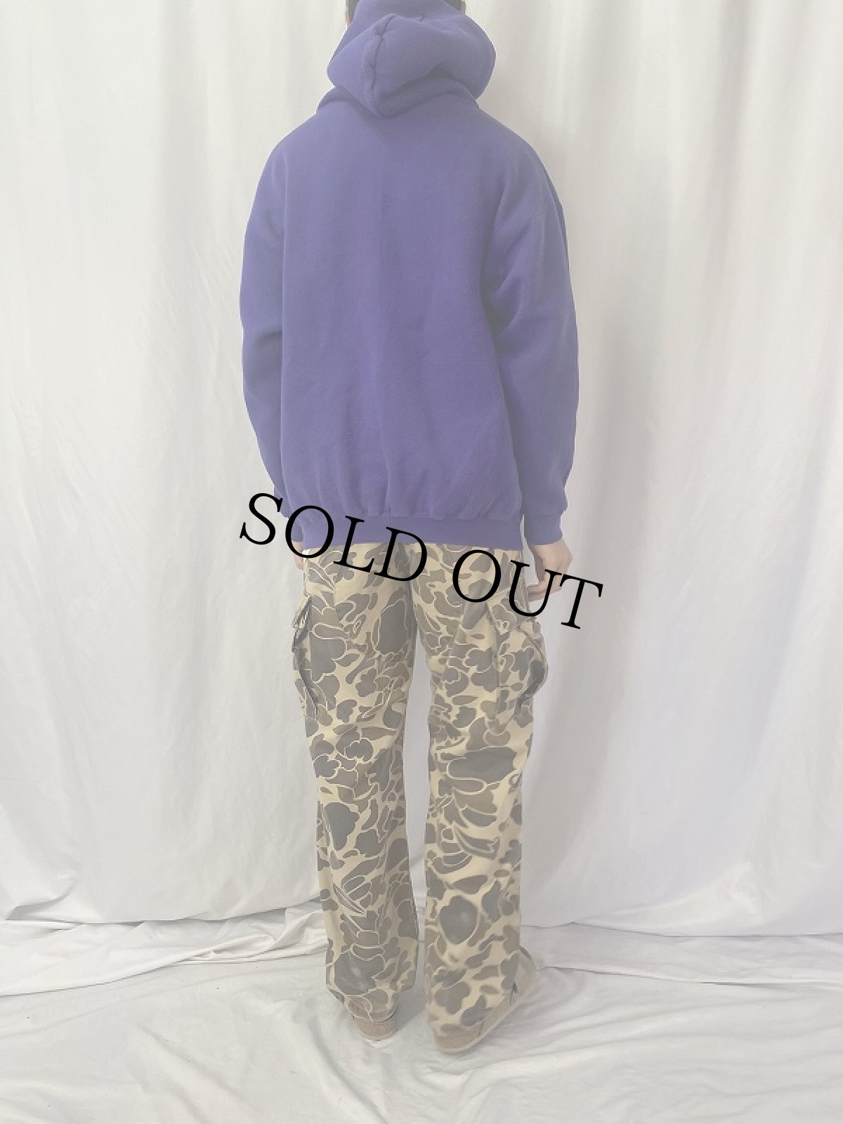 画像4: 90's HONORS USA製 スウェットジップパーカー L (4)