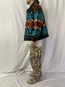 画像3: 80's PENDLETON USA製 "High Grade Western Wear" ネイティブ柄 ウールジャケット XL (3)