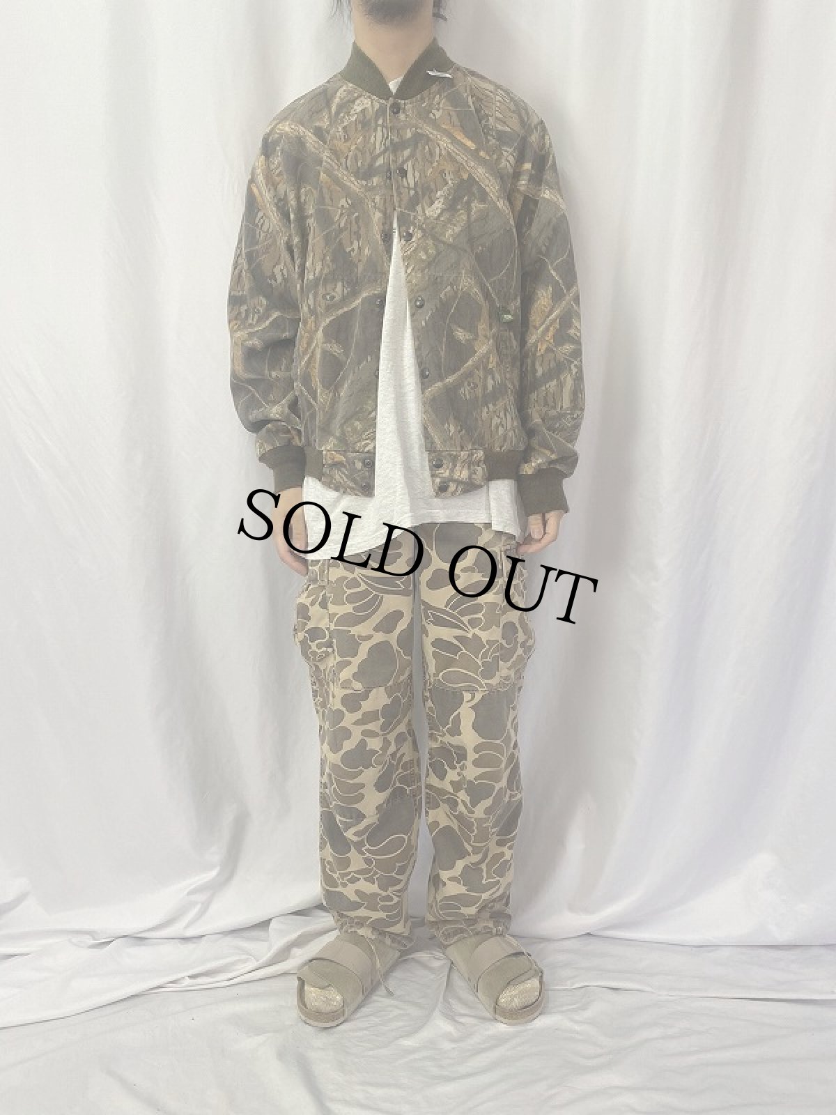 画像2: 90's〜 MOSSY OAK USA製 リアルツリーカモ柄 コットンツイルジャケット 2XL (2)