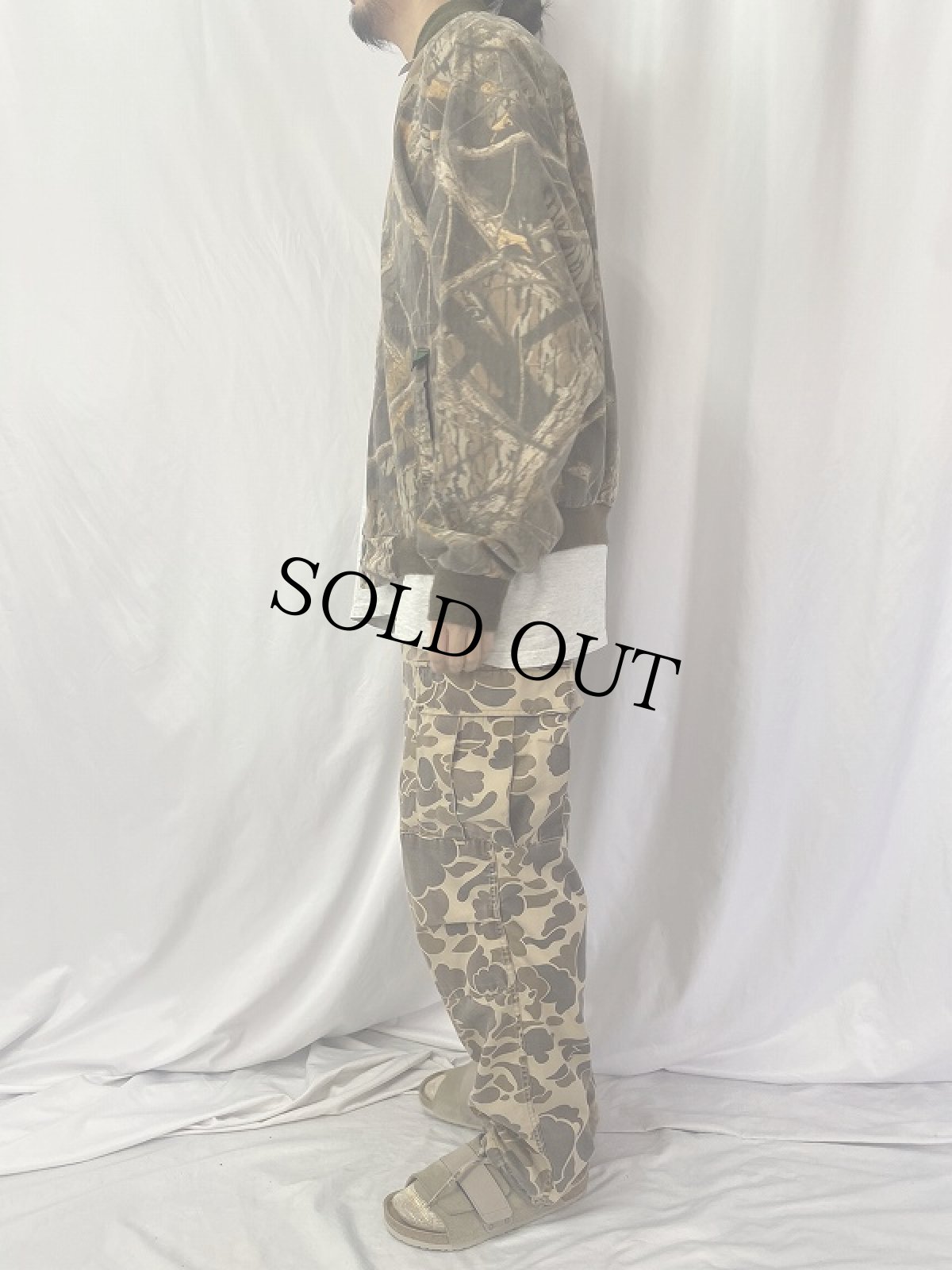 画像3: 90's〜 MOSSY OAK USA製 リアルツリーカモ柄 コットンツイルジャケット 2XL (3)