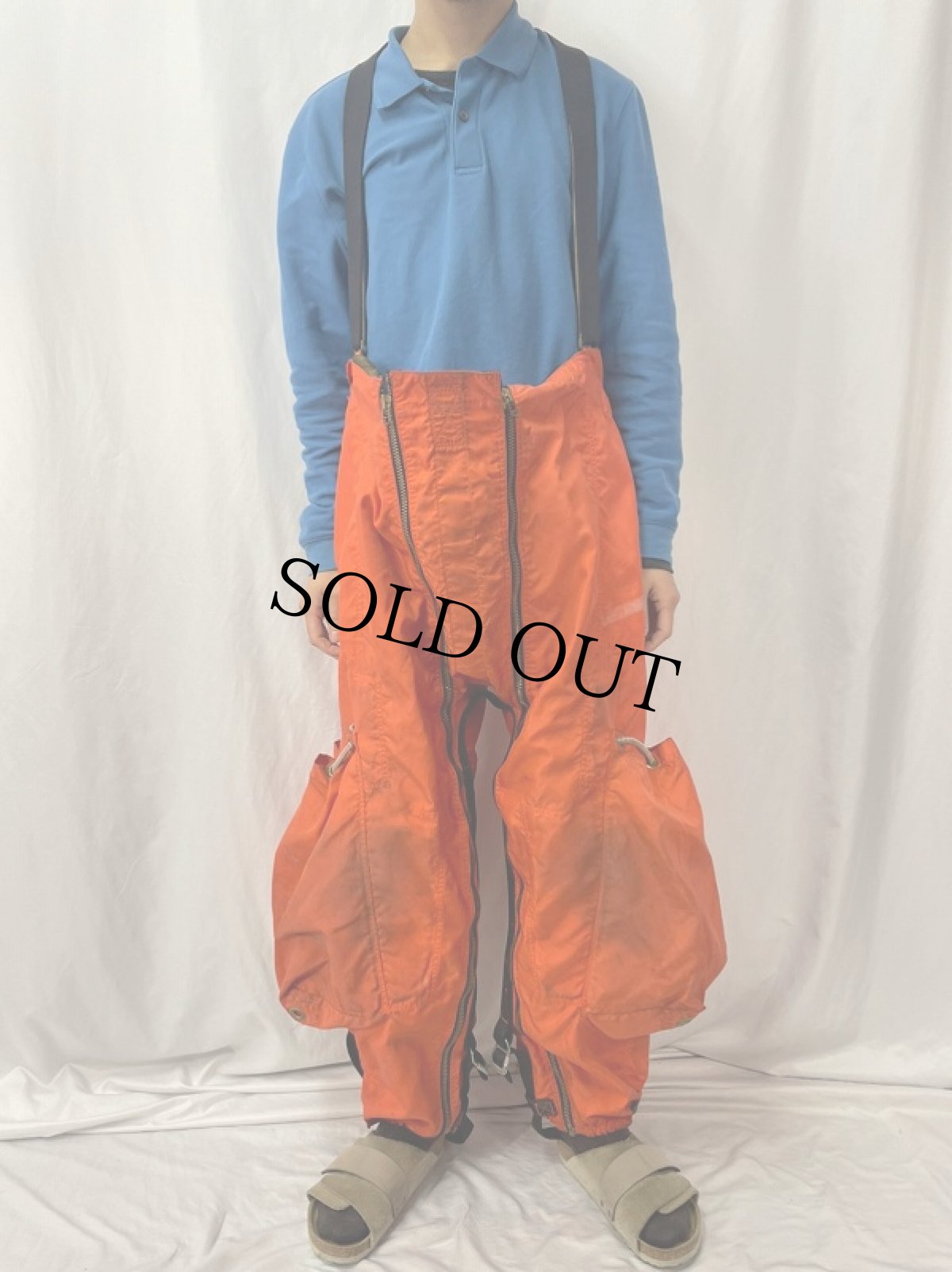 画像2: 90's Canadian Armed Forces Search and Rescue(CAFSAR) Para Rescue Wind proof Trousers MEDIUM (2)