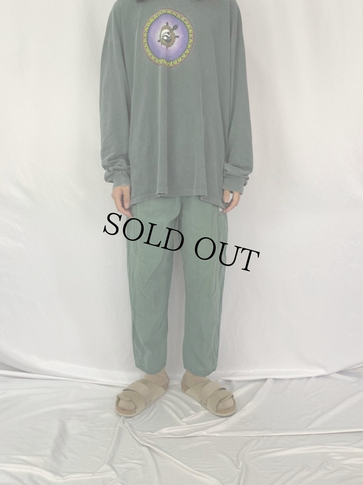 画像2: 80's ブートGUCCI イージーパンツ SIZE5 (2)