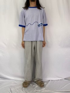 画像2: 2000's NINTENDO USA製 "ファミコン" プリントリンガーTシャツ XL (2)