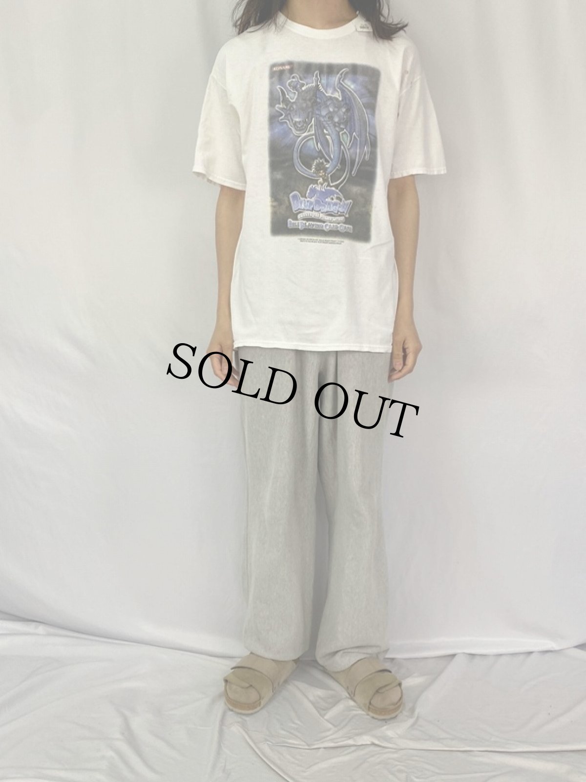 画像2: Blue Dragon "Awaken the Power Within!" ゲームプリントTシャツ L (2)