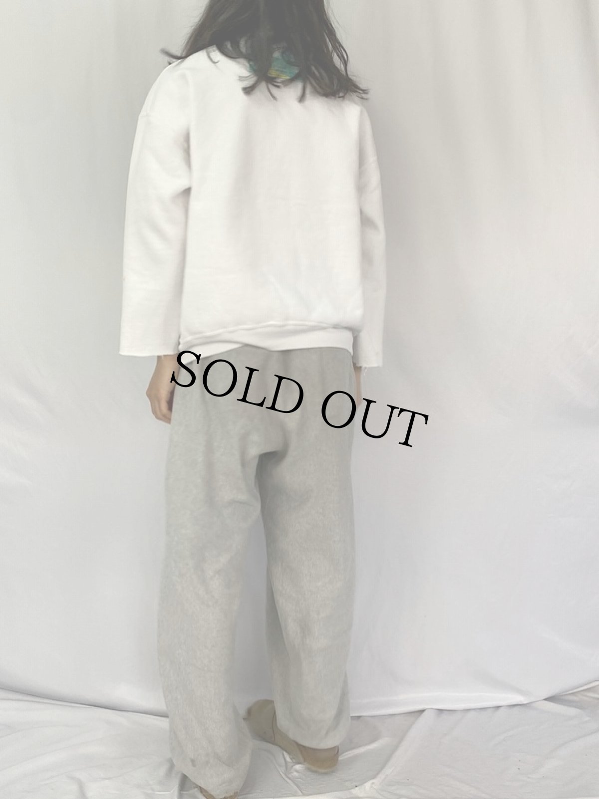 画像3: 90's The WIZARD OF OZ USA製 "MGM GRAND" キャラクターラメプリント カットオフスウェット XL (3)