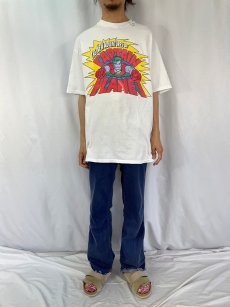 画像2: 90's CAPTAIN PLANET USA製 キャラクタープリントTシャツ XL (2)