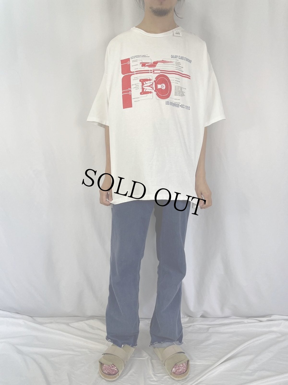 画像2: 90's Star Trek The Next Generation テレビドラマプリントTシャツ (2)