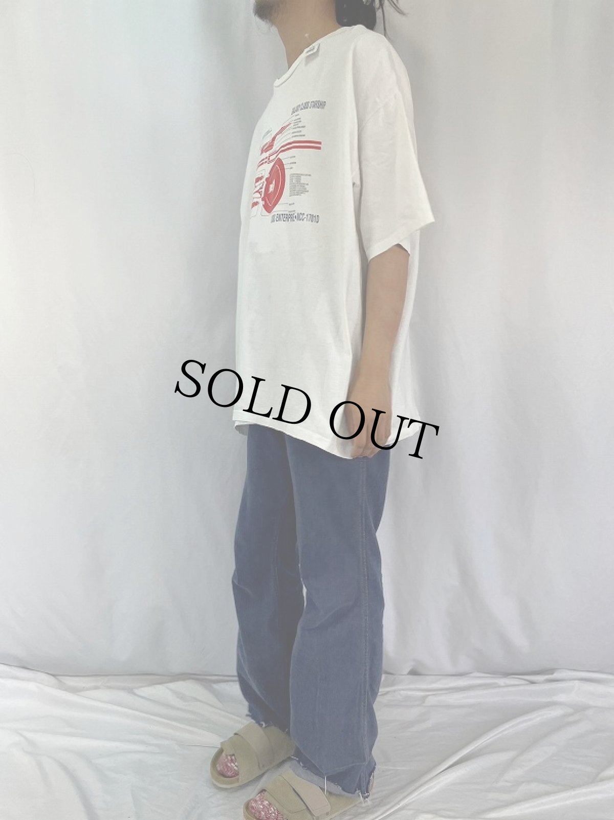 画像3: 90's Star Trek The Next Generation テレビドラマプリントTシャツ (3)