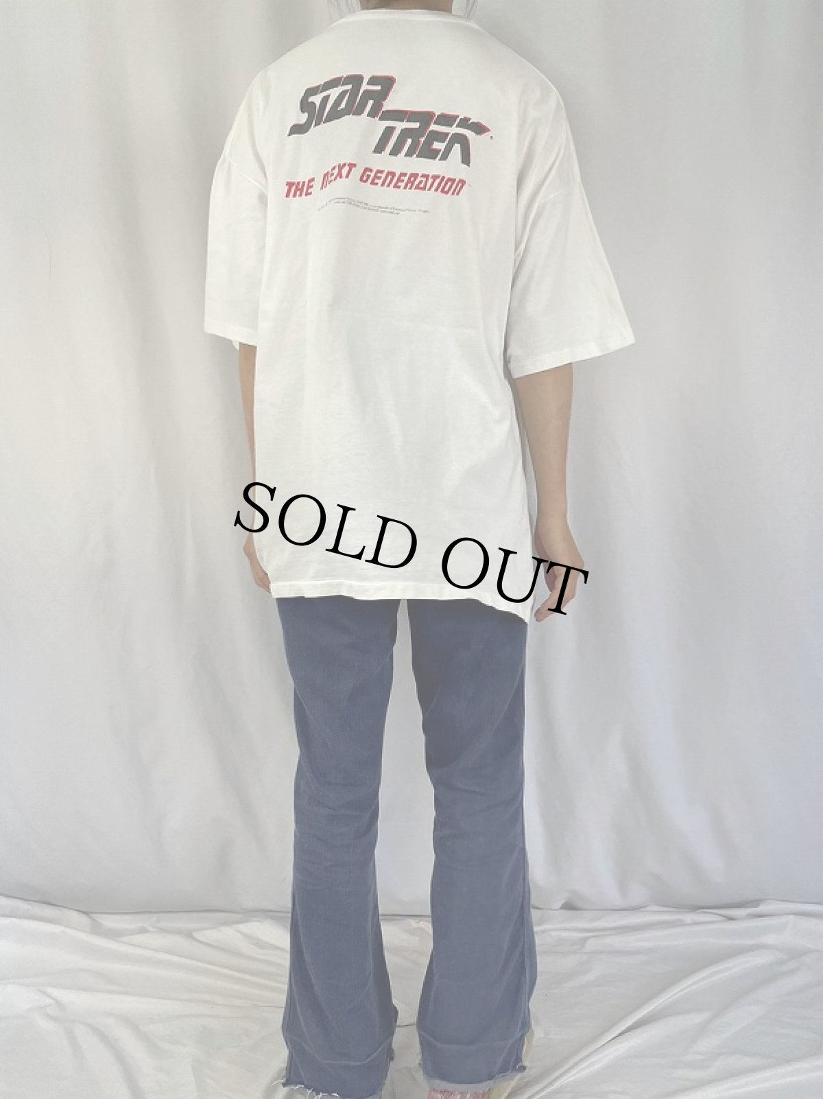 画像4: 90's Star Trek The Next Generation テレビドラマプリントTシャツ (4)
