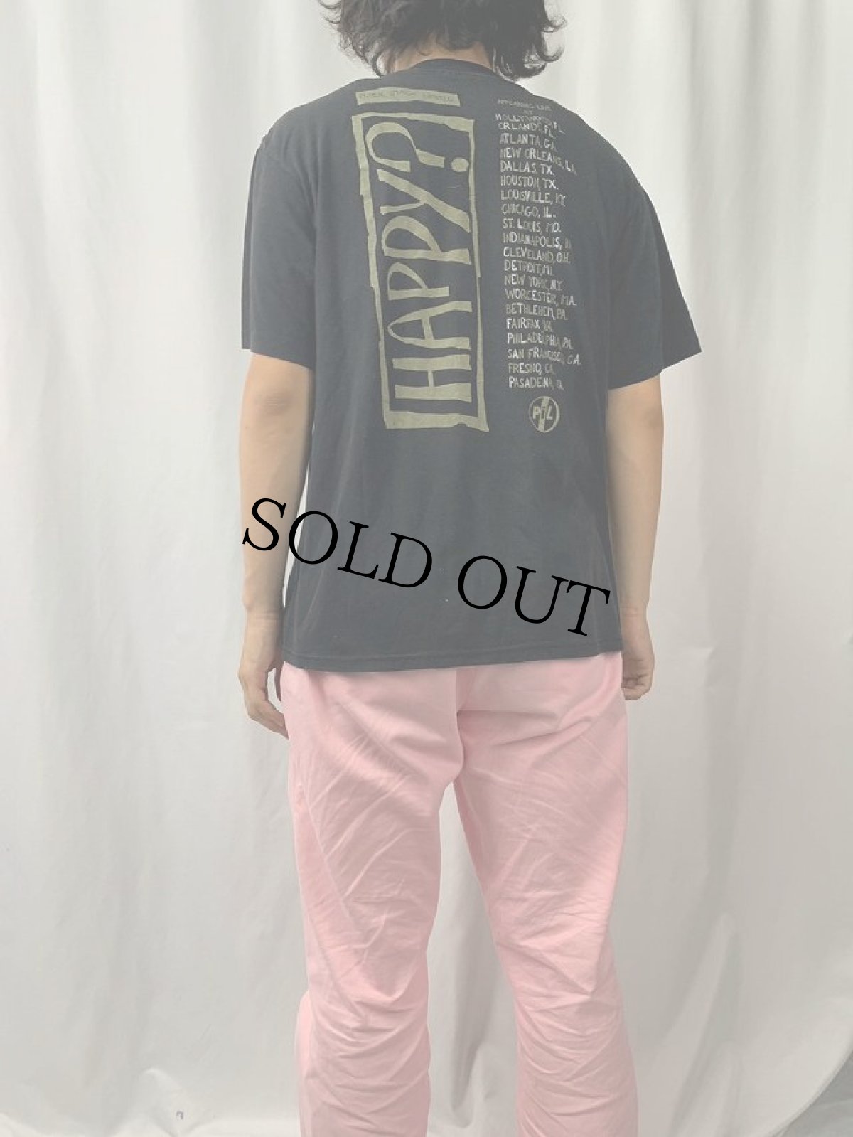 画像5: 80's PUBLIC IMAGE LIMITED USA製 "HAPPY?"  ロックバンドTシャツ BLACK (5)