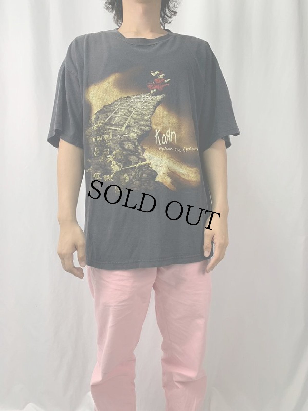 画像3: 90's KORN "FOLLOW the LEADER" メタルバンドTシャツ BLACK XL (3)