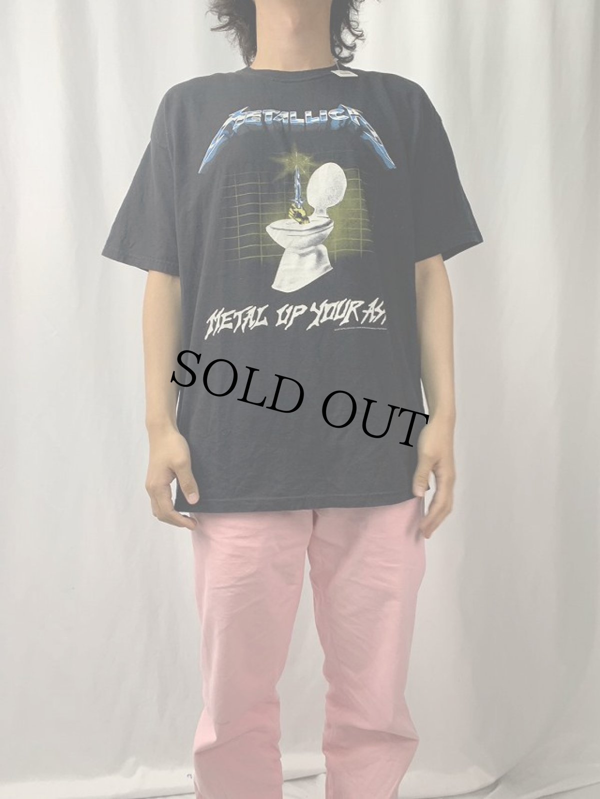 画像3: 2000's METALLICA  "METAL UP YOUR ASS" ヘヴィメタルバンドTシャツ BLACK L (3)