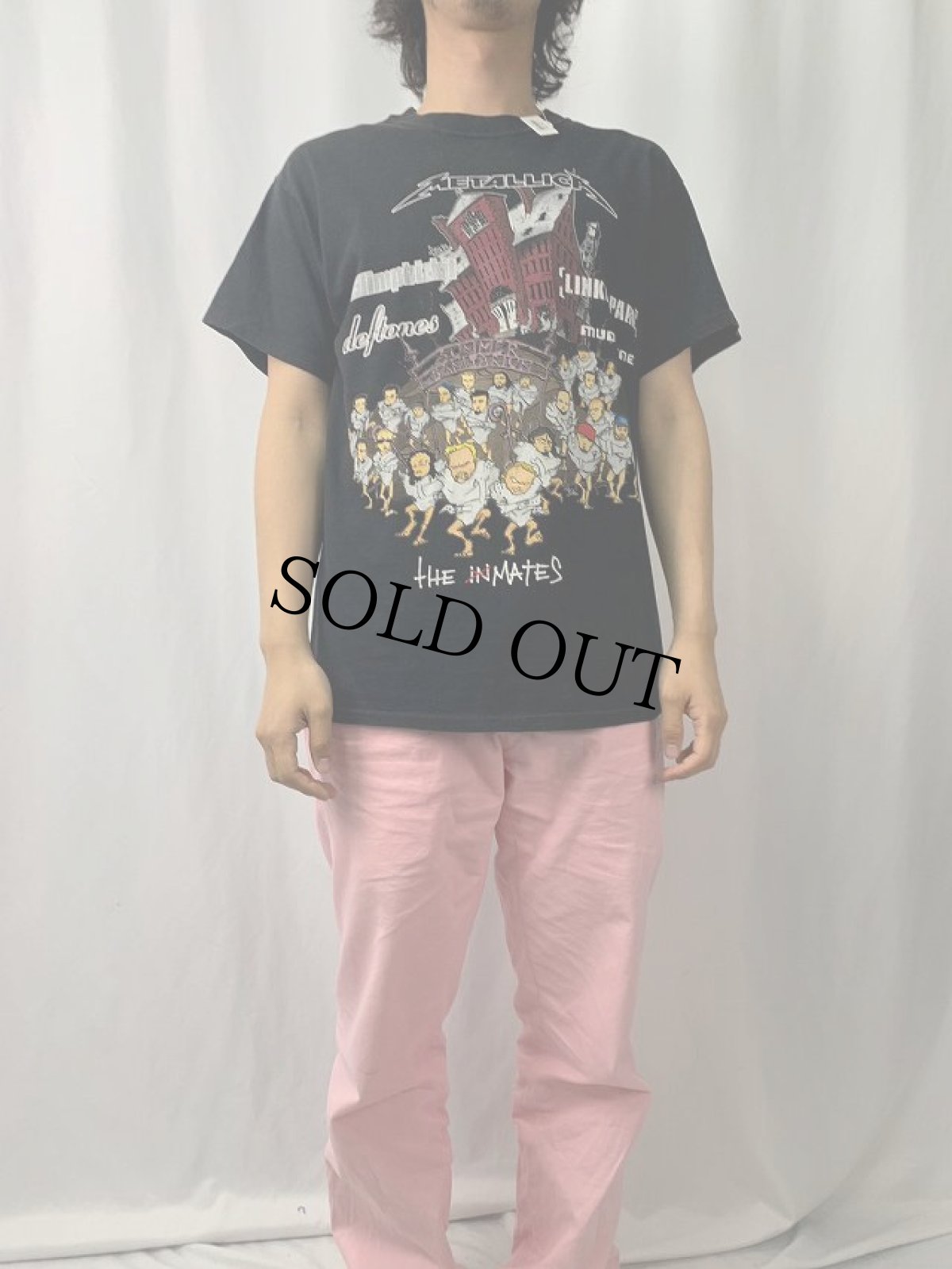 画像3: 2000's METALLICA  "Summer Sanitarium Tour" ヘヴィメタルバンドツアーTシャツ BLACK L (3)