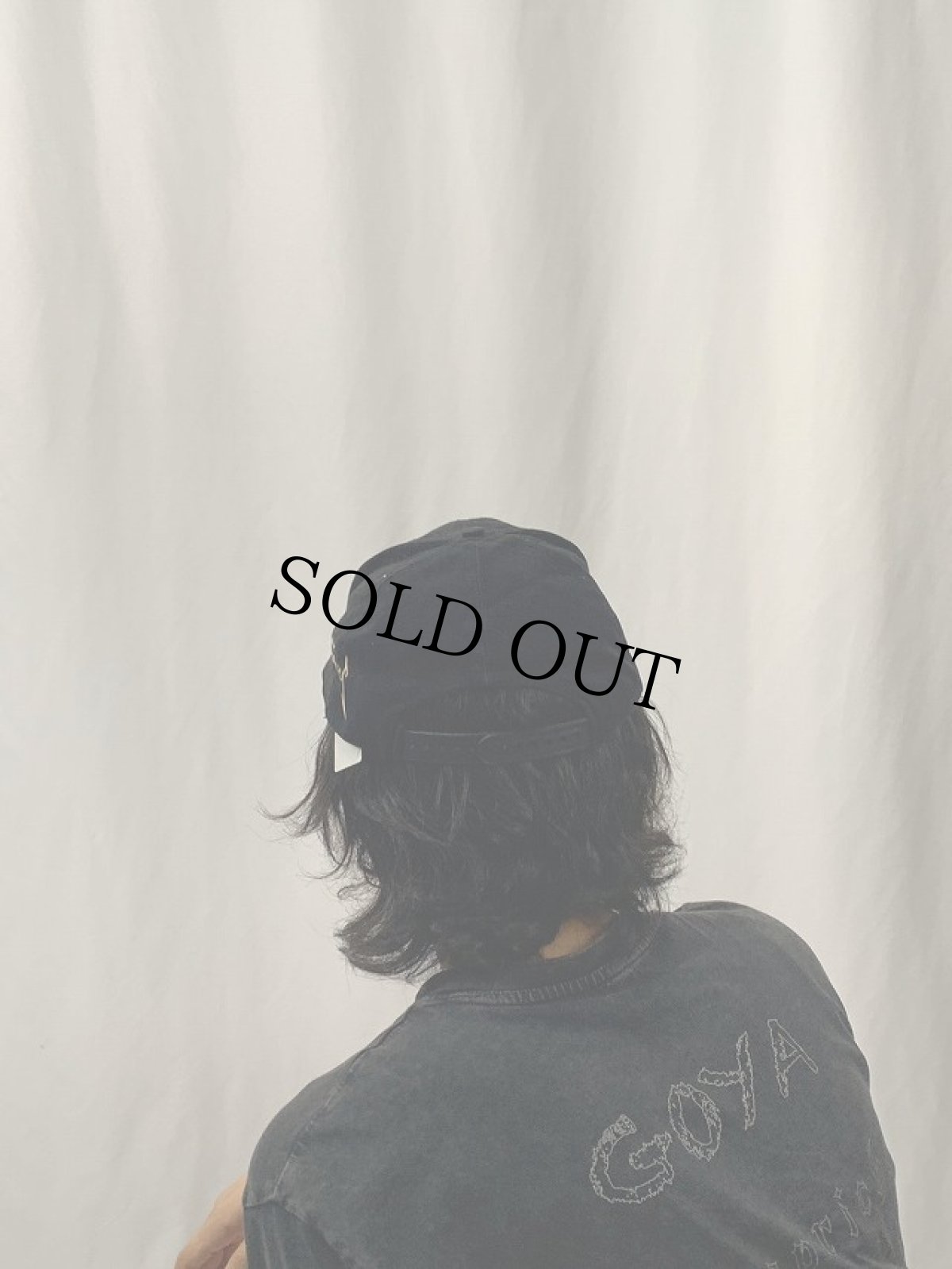 画像4: 90's METALLICA "THE SHIT IN THE SHEDS" ヘヴィメタルバンド ロゴ刺繍キャップ  BLACK (4)