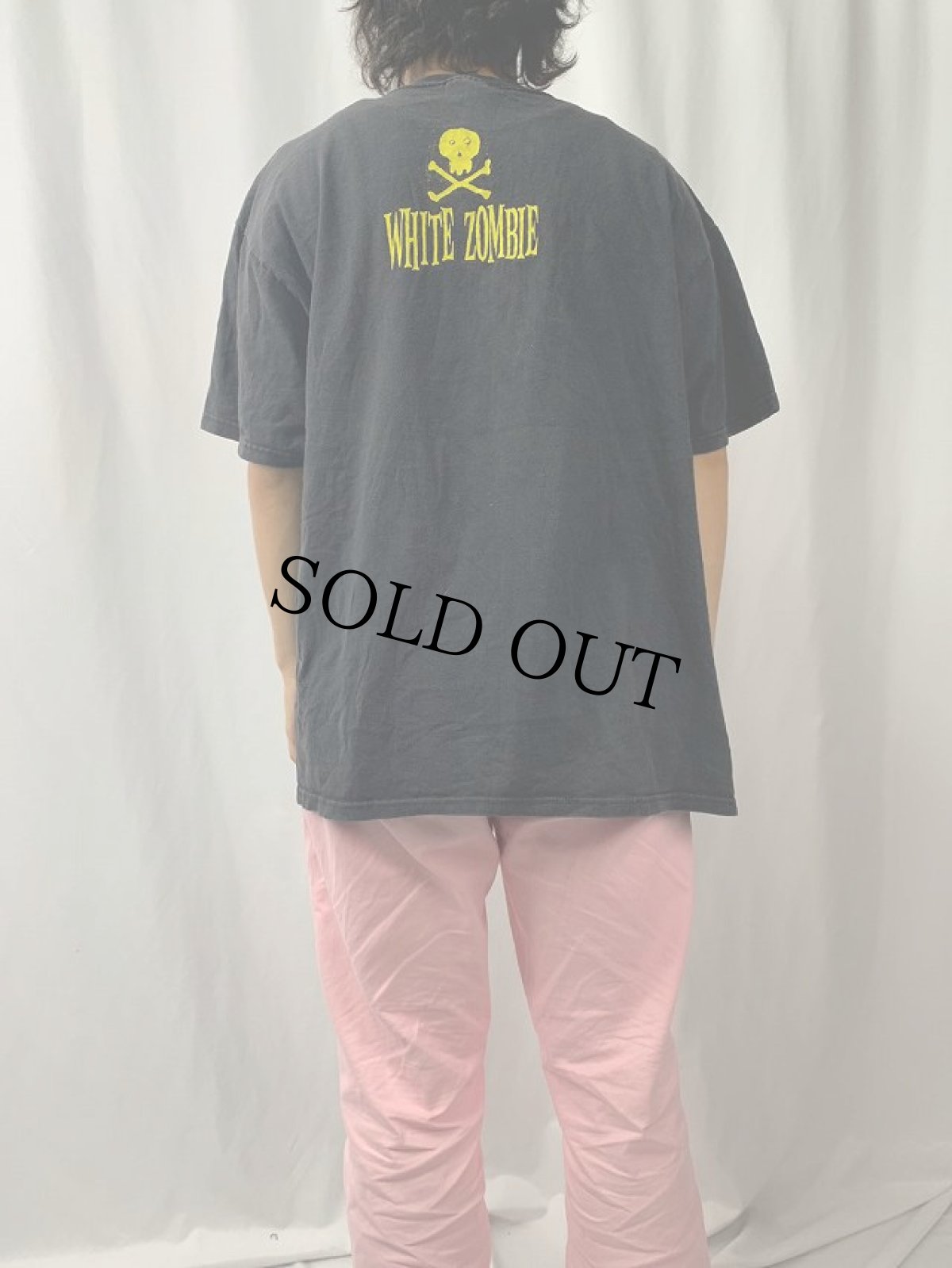 画像4: 90's White Zombie ヘヴィメタルバンド プリントTシャツ BLACK XL (4)