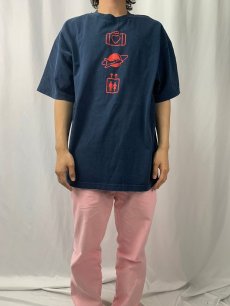 画像2: 2000's U2 USA製 "ELEVATION TOUR" ロックバンド ツアーTシャツ NAVY XL (2)