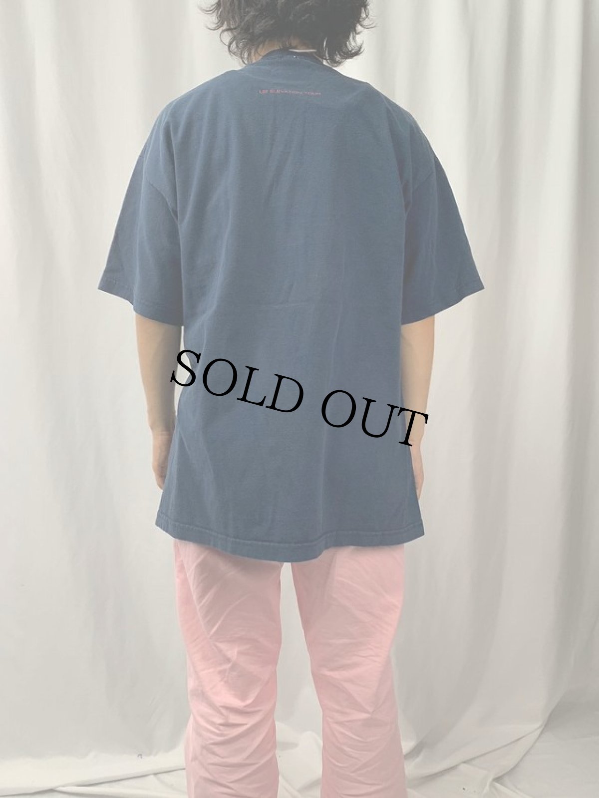 画像4: 2000's U2 USA製 "ELEVATION TOUR" ロックバンド ツアーTシャツ NAVY XL (4)