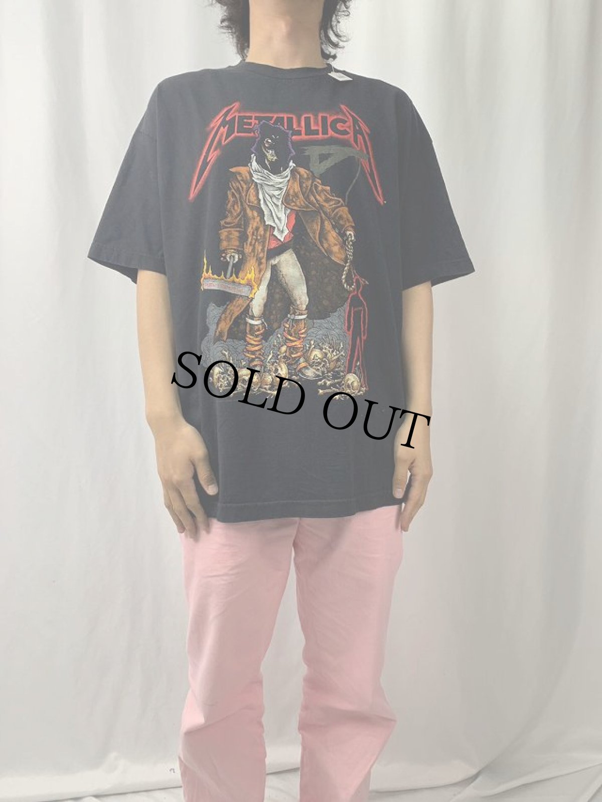 画像3: 90's METALLICA PUSHEAD "The Unforgiven" ヘヴィメタルバンドTシャツ BLACK XL (3)