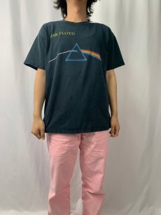 画像3: 2000's PINK FLOYD "DARK SIDE OF THE MOON" ロックバンドTシャツ NAVY L (3)