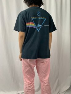 画像5: 2000's PINK FLOYD "DARK SIDE OF THE MOON" ロックバンドTシャツ NAVY L (5)