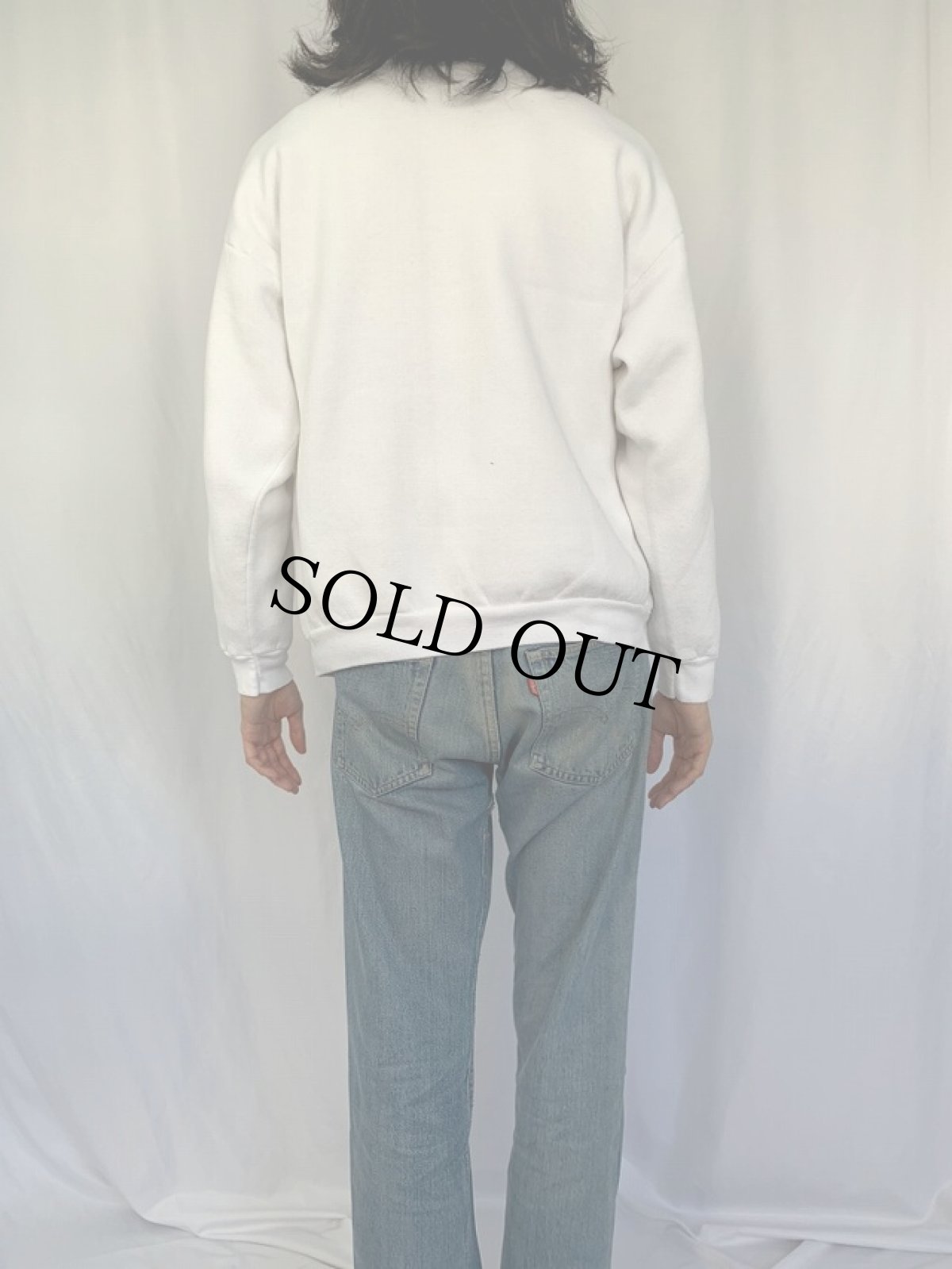 画像4: 90's THE FAR SIDE "Latte, Jed?' シュールイラストプリントスウェット XL (4)