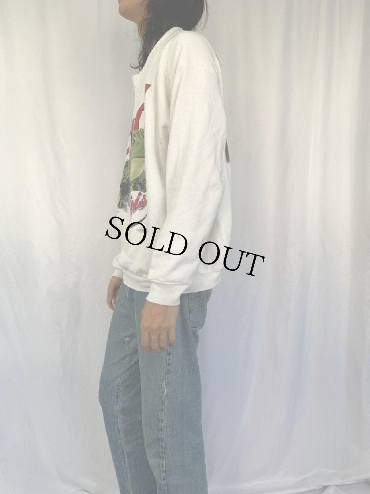 画像3: 90's Budweiser USA製 ビールメーカープリントスウェット XL (3)