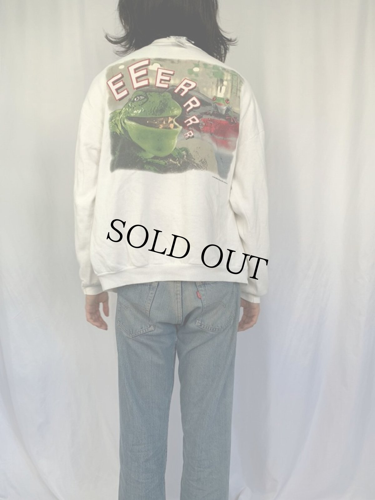 画像4: 90's Budweiser USA製 ビールメーカープリントスウェット XL (4)