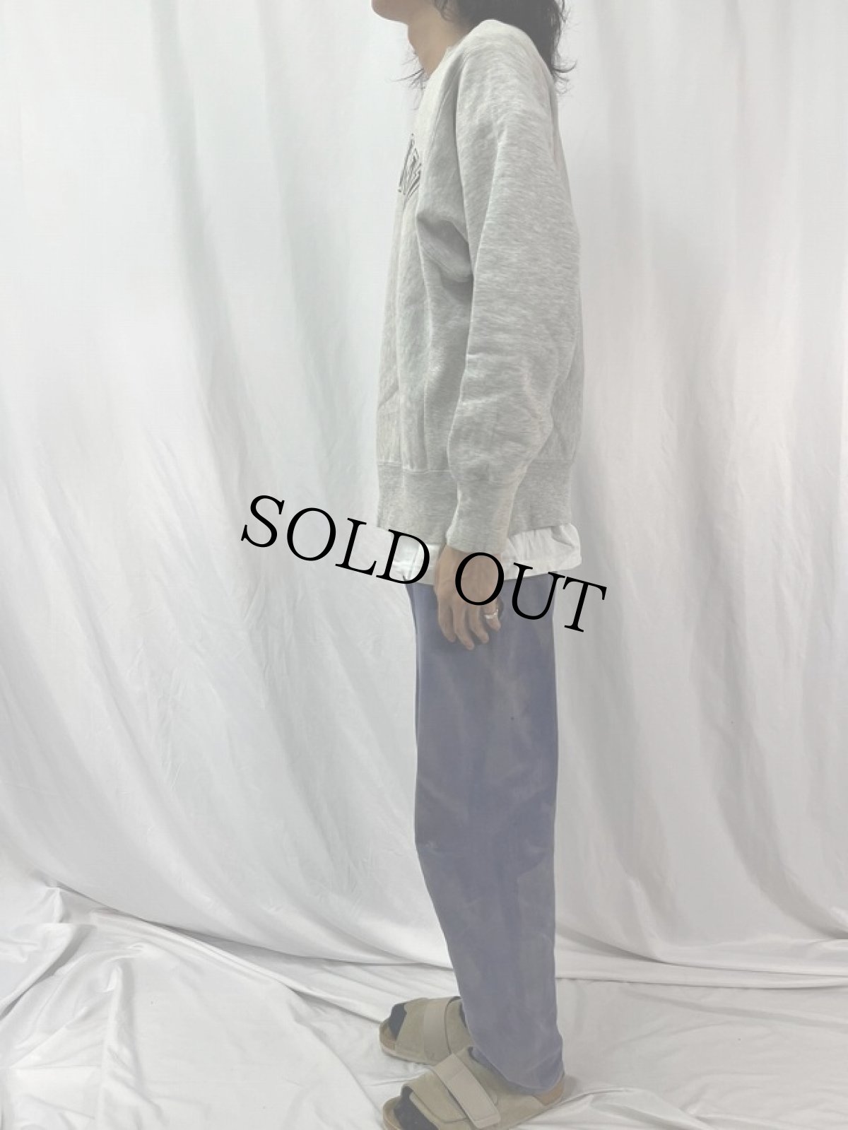 画像3: 80's Champion REVERSE WEAVE トリコタグ USA製 "BROWN" プリントスウェット M (3)