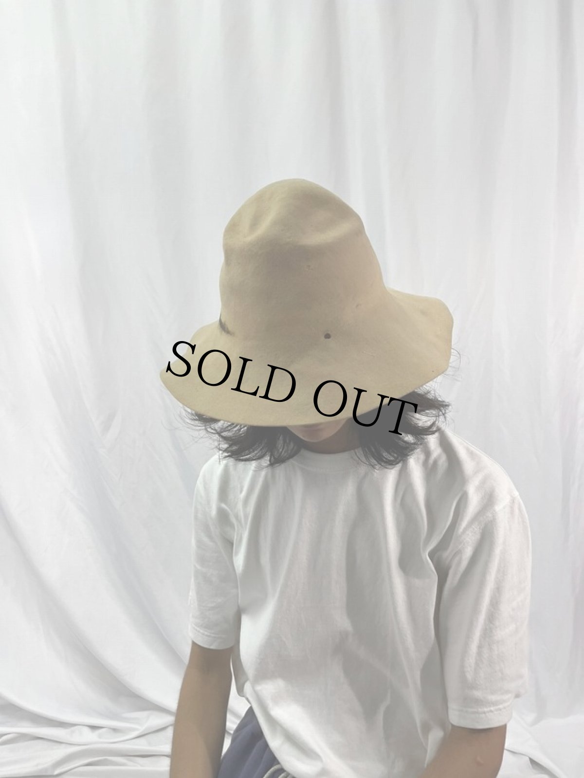 画像2: VINTAGE フェルトハット (2)