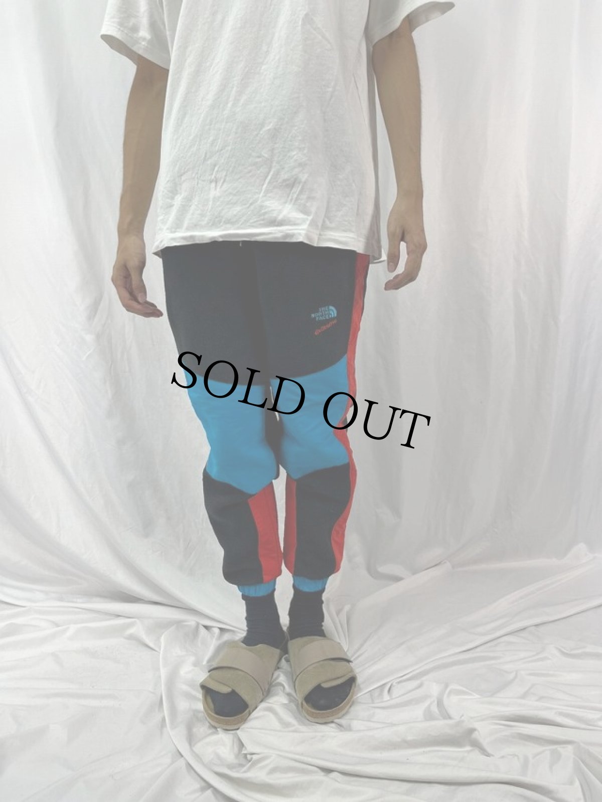 画像2: THE NORTH FACE EXTREME ナイロン切り替え フリースパンツ W20-37 (2)