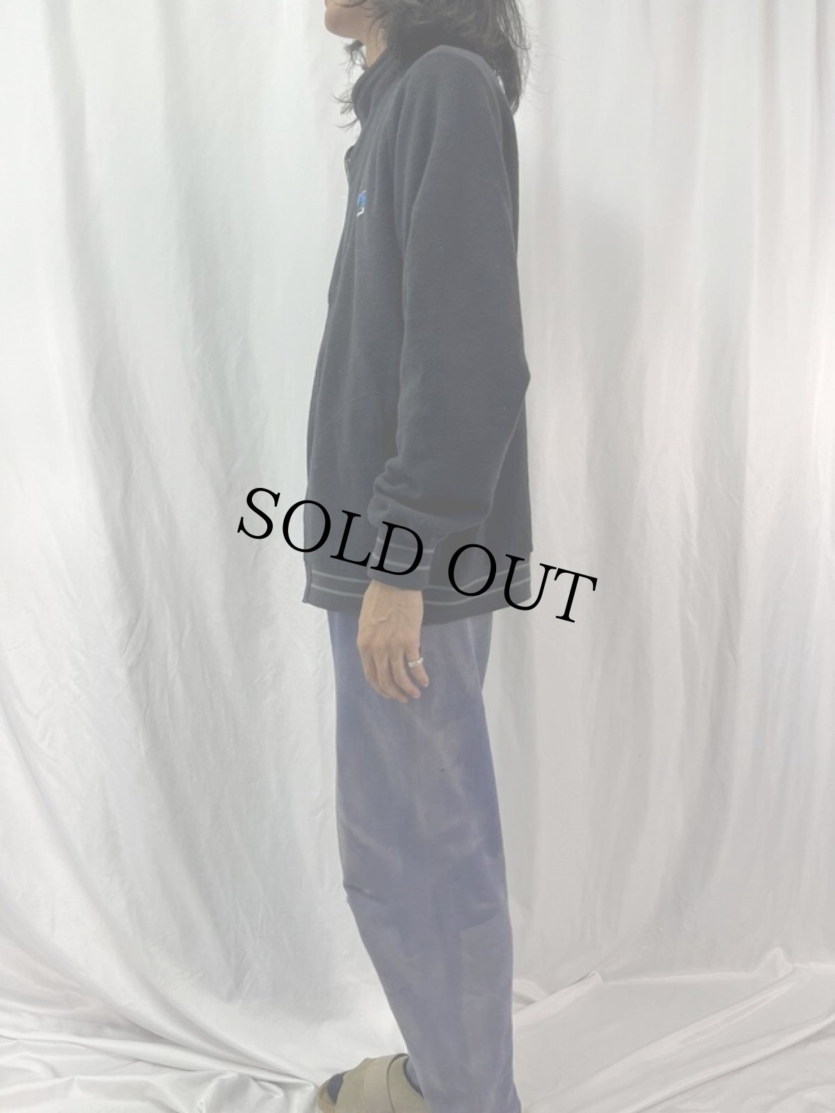 画像3: 2000's Patagonia 白タグ復刻 フィルズフリースジャケット BLACK L (3)