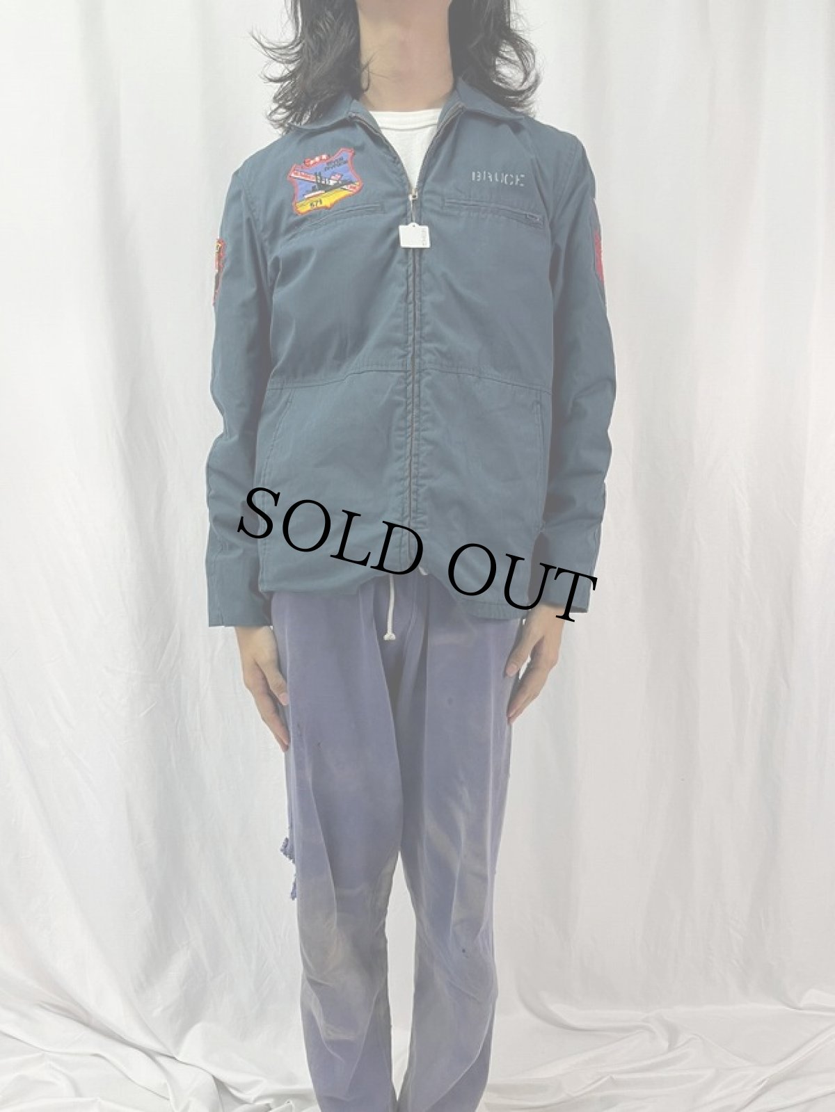 画像2: 80's U.S.NAVY ユーティリティジャケット SIZE 38L (2)