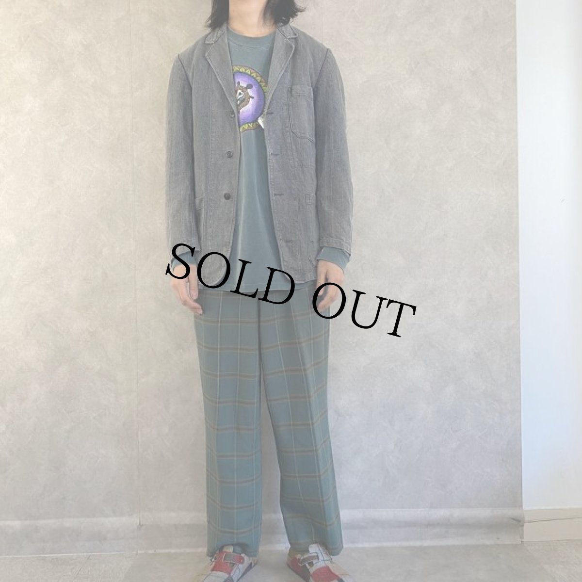 画像2: 50〜60's Le Cres Souple フレンチワークジャケット (2)