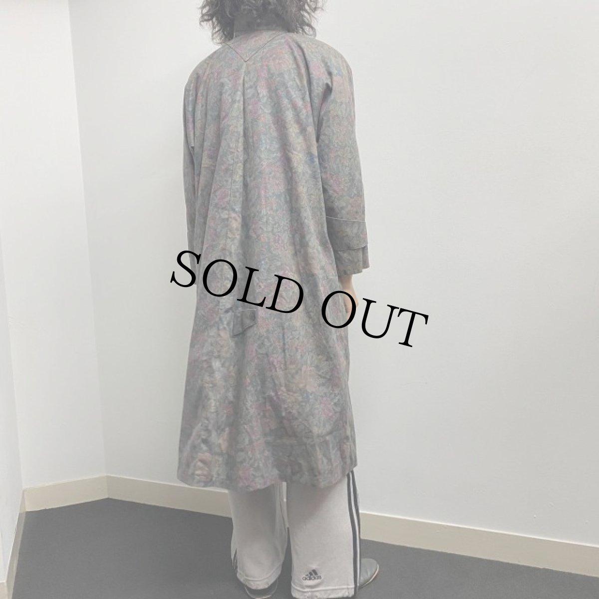画像4: 80's LONDON FOG USA製 ライナー付き 花柄 ステンカラーコート (4)