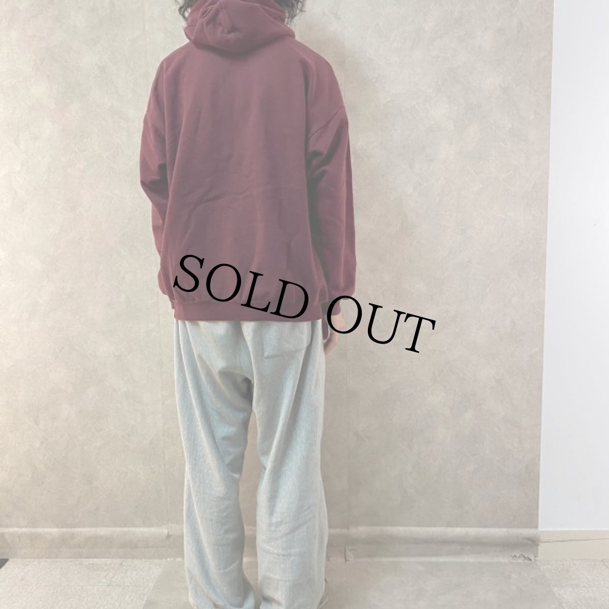 画像4: Apple ロゴプリントスウェットフーディ XL (4)