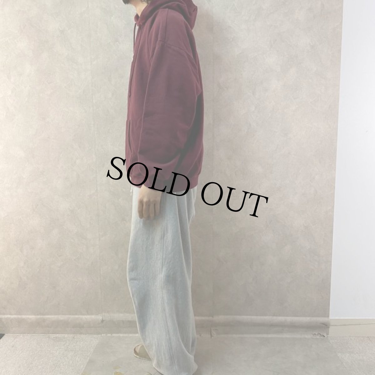 画像3: Apple ロゴプリントスウェットフーディ XL (3)