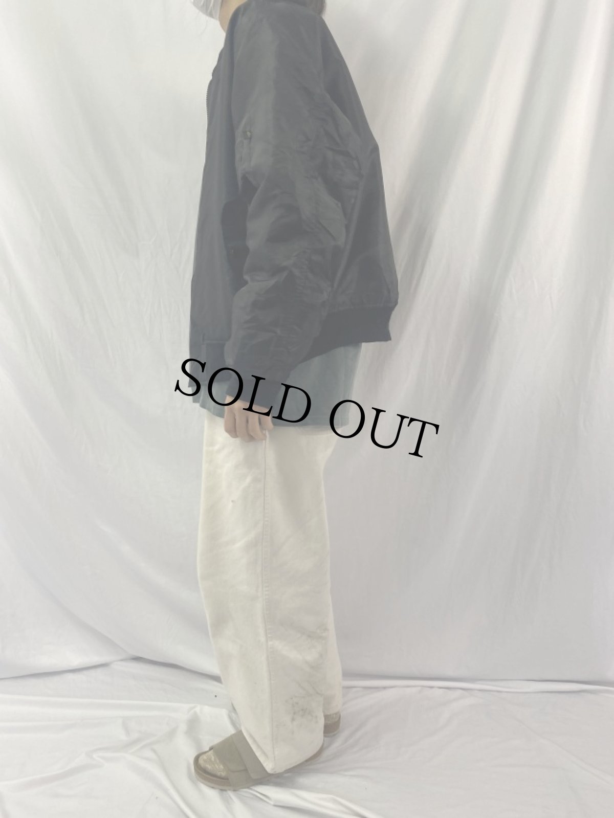 画像3: ROTHCO 民間用 MA-1 フライトジャケット XL (3)